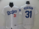 Dodgers 31 Joc Pederson White Flexbase Jersey,baseball caps,new era cap wholesale,wholesale hats